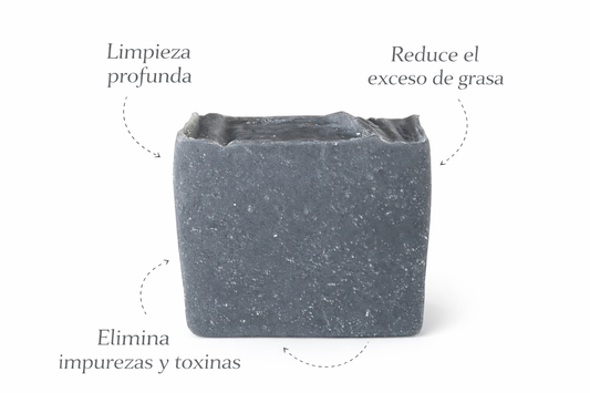 Jabon de carbon activado