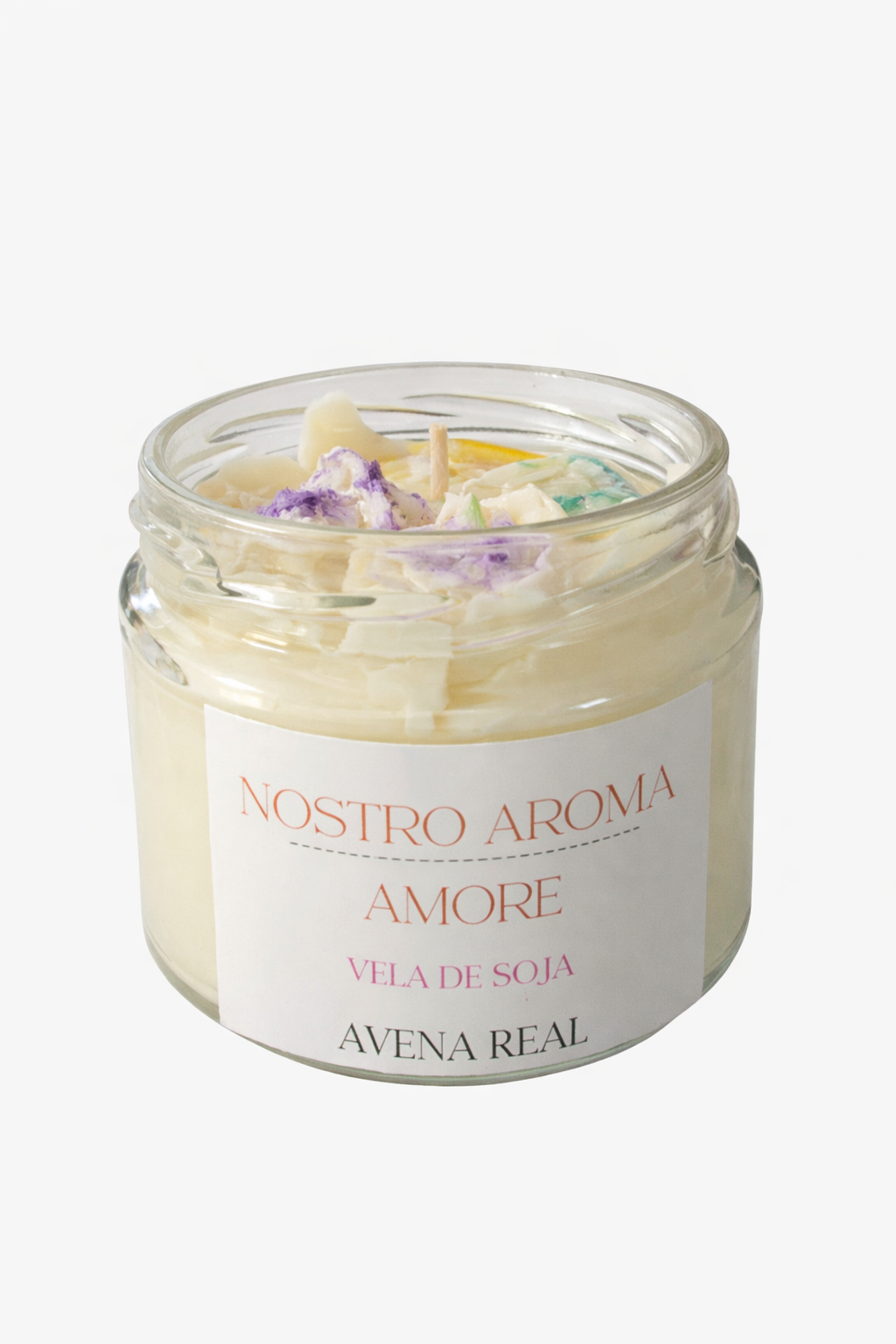 Vela de soya Avena Real